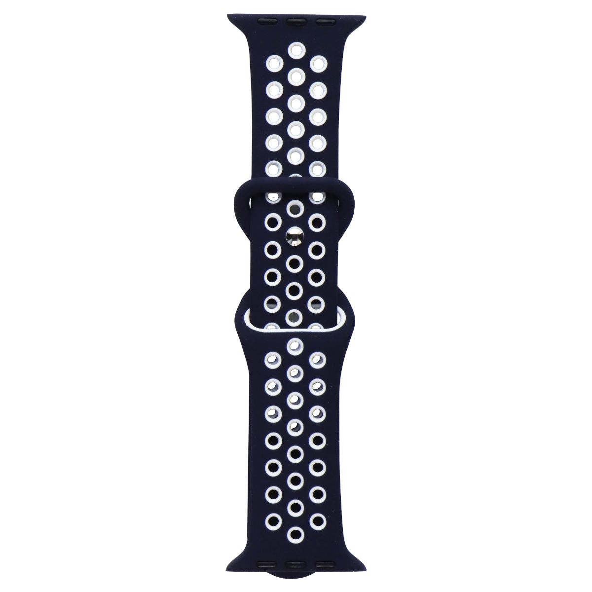 ITSKINS Apple Watch Band - 42/44/45/49mm - Dark Blue/White (APW5-WBAND-DBWT) Smart Watch Accessories - Watch Bands ITSKINS - Simple Cell Bulk Wholesale Pricing - USA Seller