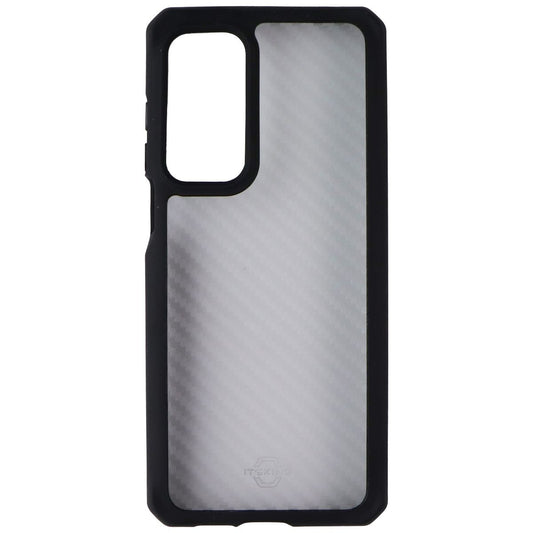 ITSKINS Knox Pro // TEK Series Case for Motorola Edge - Black/Clear