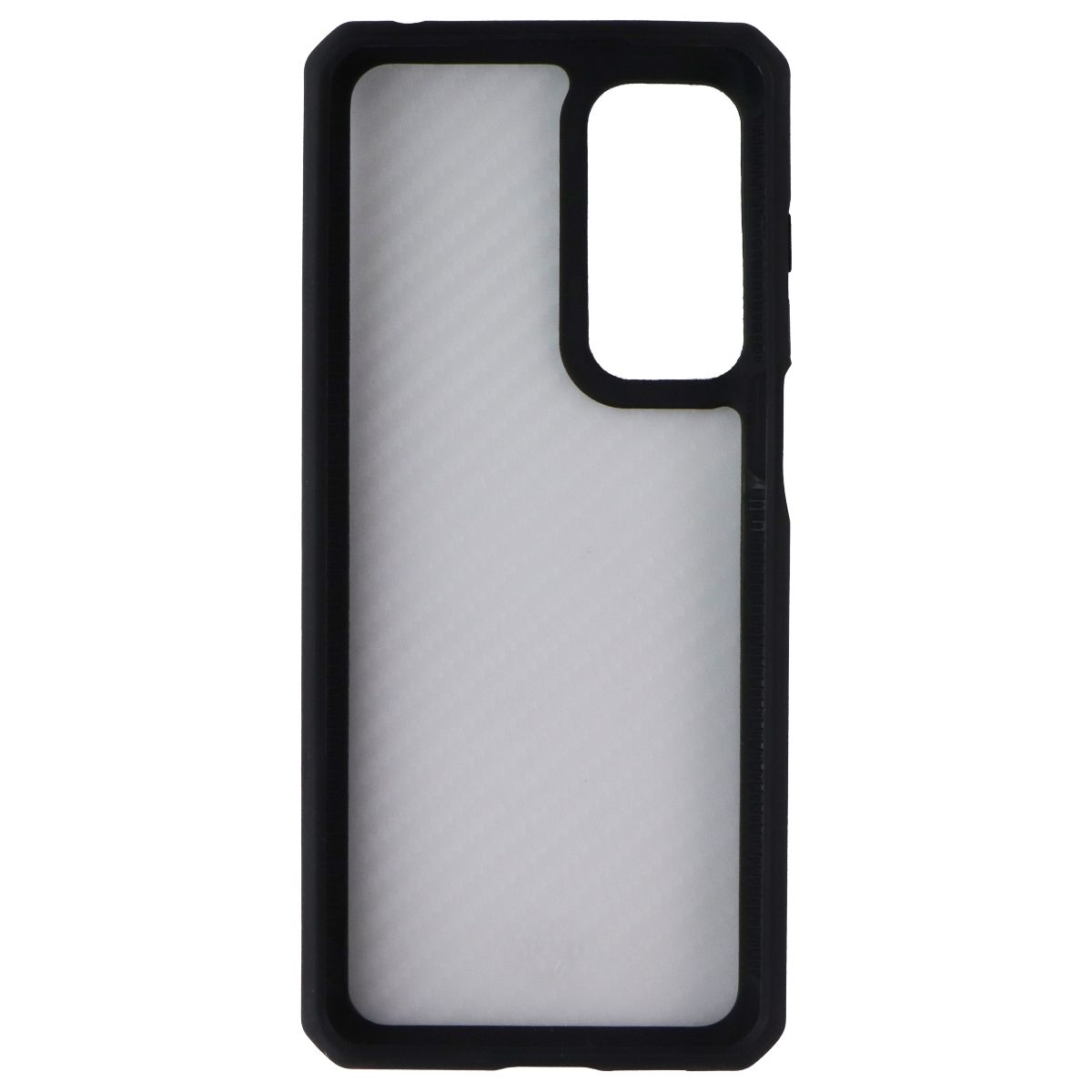 ITSKINS Knox Pro // TEK Series Case for Motorola Edge - Black/Clear