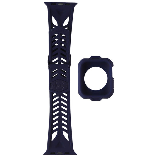 ITSKINS Spectrum // Combo Case for Apple Watch Series SE/6/5/4 (44mm) - Blue Smart Watch Accessories - Smart Watch Cases ITSKINS - Simple Cell Bulk Wholesale Pricing - USA Seller