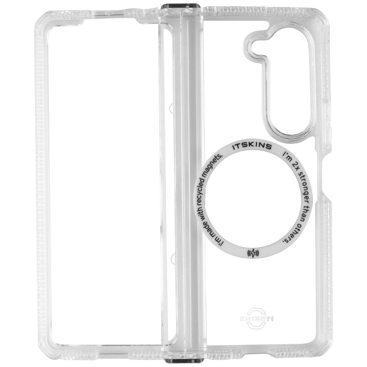 ITSKINS Hybrid_R Hinge Clear Case for MagSafe for Galaxy Z Fold5 - Transparent Cell Phone - Cases, Covers & Skins ITSKINS - Simple Cell Bulk Wholesale Pricing - USA Seller