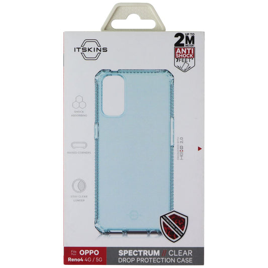 ITSKINS Spectrum // Clear Case for OPPO Reno4 5G / 4G - Light Blue (Transparent) Cell Phone - Cases, Covers & Skins ITSKINS - Simple Cell Bulk Wholesale Pricing - USA Seller