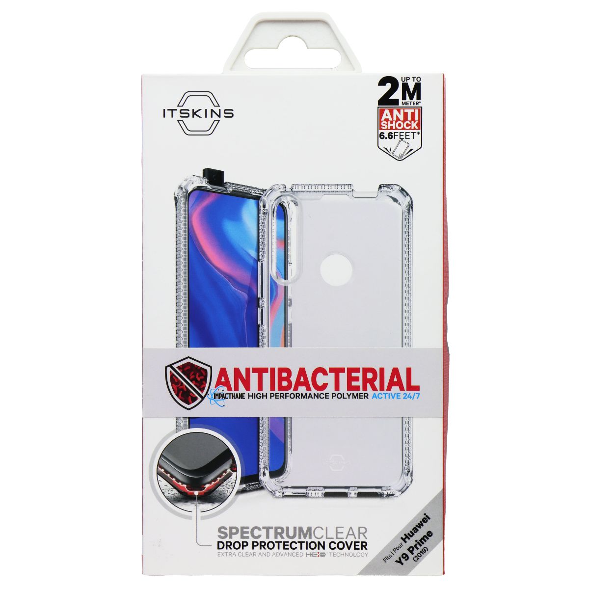 ITSKINS Spectrum // Clear Series Case for Huawei Y9 Prime (2019) - Transparent Cell Phone - Cases, Covers & Skins ITSKINS - Simple Cell Bulk Wholesale Pricing - USA Seller