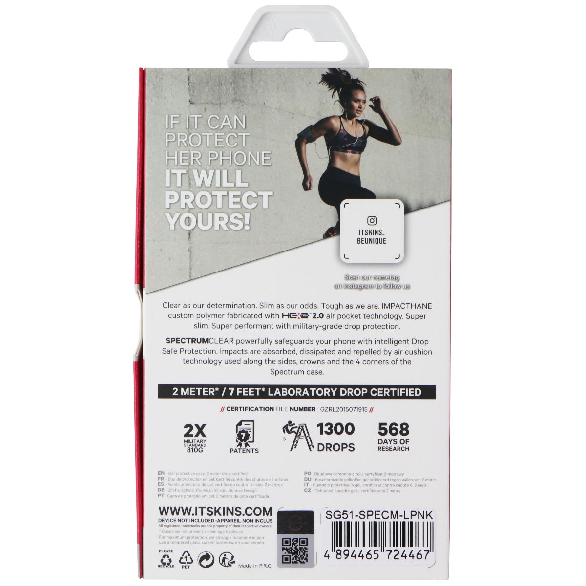 ITSKINS Spectrum Clear Series Gel Case for Samsung A51 - Pink Cell Phone - Cases, Covers & Skins ITSKINS - Simple Cell Bulk Wholesale Pricing - USA Seller