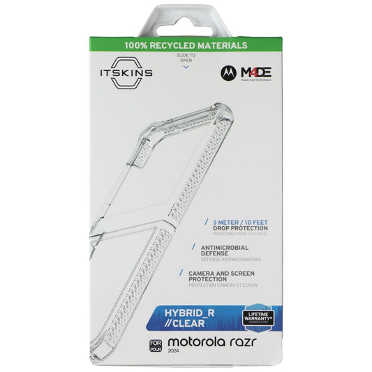 ITSKINS Hybrid_R Series Case for Motorola Razr (2024) - Clear Cell Phone - Cases, Covers & Skins ITSKINS - Simple Cell Bulk Wholesale Pricing - USA Seller