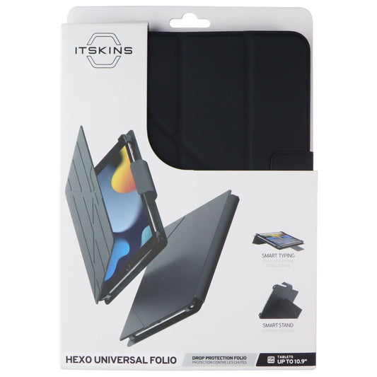 ITSKINS Hexo Universal Folio for Tablets up to 10.9-Inches - Black iPad/Tablet Accessories - Cases, Covers, Keyboard Folios ITSKINS - Simple Cell Bulk Wholesale Pricing - USA Seller