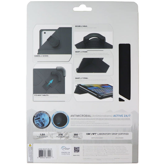 ITSKINS Hexo Universal Folio for Tablets up to 10.9-Inches - Black