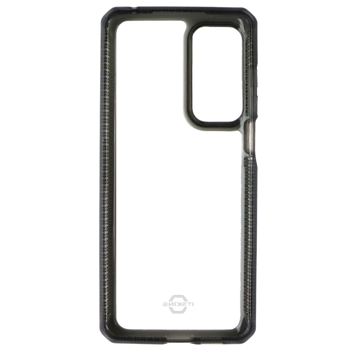 ITSKINS Hybrid_R Series Clear Case for Motorola Edge (2021) - Black / Clear