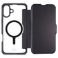ITSKINS Hybrid_R // MagFolio Case for MagSafe for Apple iPhone 16 Plus - Black