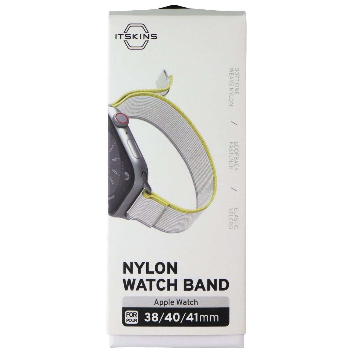 ITSKINS Nylon Watch Band for Apple Watch (Sizes 38/40/41mm) - Sand Smart Watch Accessories - Watch Bands ITSKINS - Simple Cell Bulk Wholesale Pricing - USA Seller
