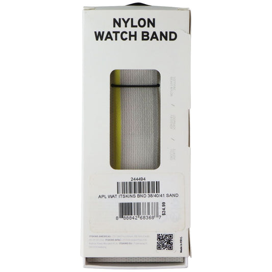 ITSKINS Nylon Watch Band for Apple Watch (Sizes 38/40/41mm) - Sand Smart Watch Accessories - Watch Bands ITSKINS - Simple Cell Bulk Wholesale Pricing - USA Seller