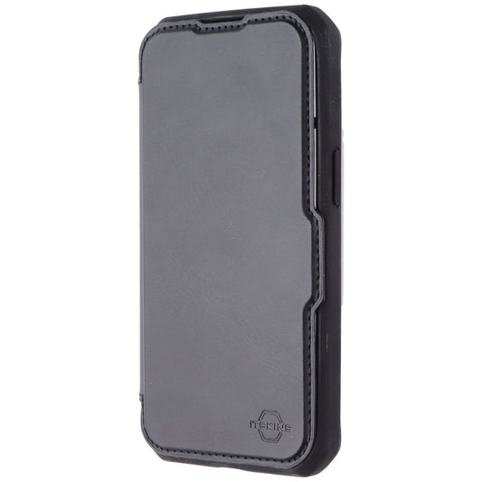 ITSKINS Hybrid_R // MagFolio Case for MagSafe for Apple iPhone 15 - Black