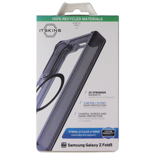 ITSKINS Hybrid_R Clear // Hinge Series Case for Galaxy Z Fold5 - Black/Clear