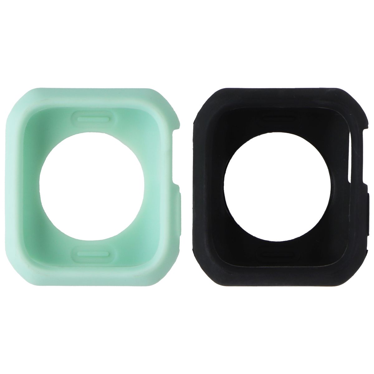 ITSKINS Spectrum Bumper Case 2 Pack for Apple Watch 40mm - Light Green & Black Smart Watch Accessories - Smart Watch Cases ITSKINS - Simple Cell Bulk Wholesale Pricing - USA Seller