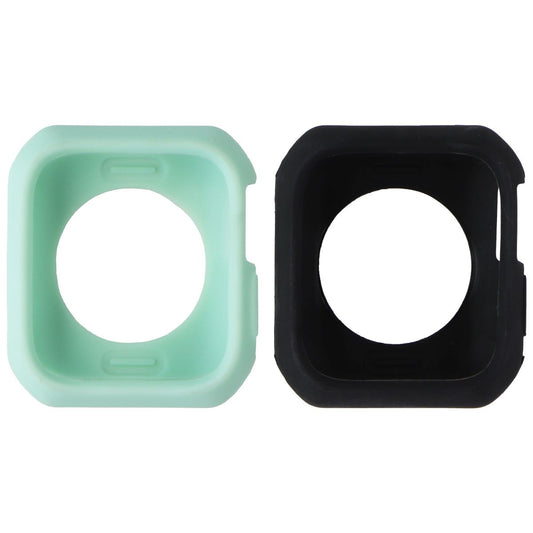 ITSKINS Spectrum Bumper Case 2 Pack for Apple Watch 40mm - Light Green & Black Smart Watch Accessories - Smart Watch Cases ITSKINS - Simple Cell Bulk Wholesale Pricing - USA Seller