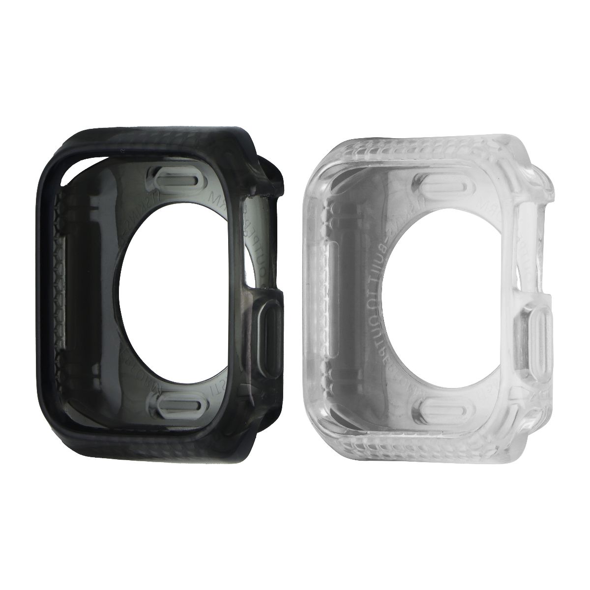 ITSKINS Spectrum Case 2-Pack for Apple Watch SE 2/6/5/4 (40mm) - Clear & Smoke Smart Watch Accessories - Smart Watch Cases ITSKINS - Simple Cell Bulk Wholesale Pricing - USA Seller