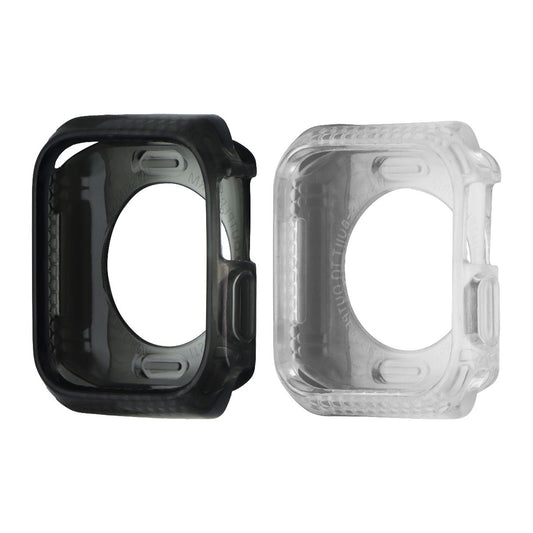 ITSKINS Spectrum Case 2-Pack for Apple Watch SE 2/6/5/4 (40mm) - Clear & Smoke Smart Watch Accessories - Smart Watch Cases ITSKINS - Simple Cell Bulk Wholesale Pricing - USA Seller