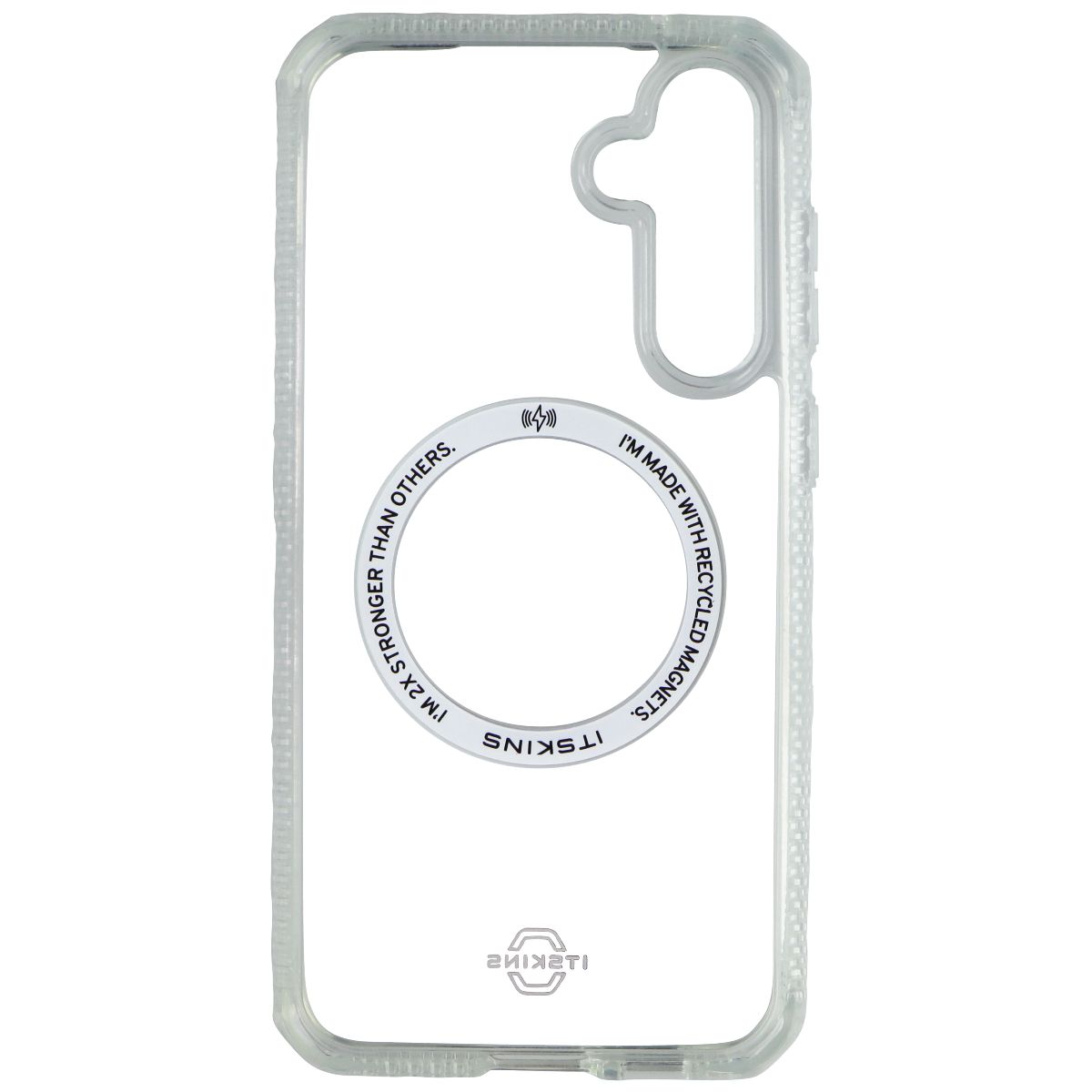 ITSKINS Hybrid_R Series Case for MagSafe for Samsung Galaxy S23 FE 5G - Clear