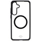 ITSKINS Hybrid_R // Solid Case for Samsung Galaxy S24 Plus - Black / Transparent