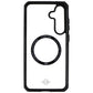 ITSKINS Hybrid_R // Solid Case for Samsung Galaxy S24 Plus - Black / Transparent