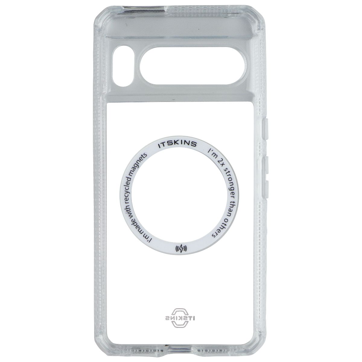 ITSKINS Hybrid_R Series Case for MagSafe for Google Pixel 8 Pro - Clear