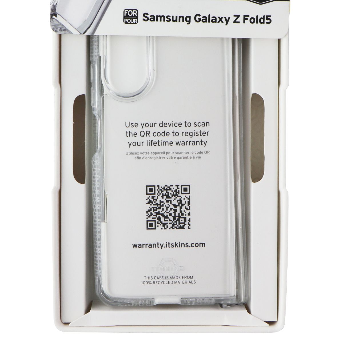 ITSKINS Supreme_R Clear // Hinge Case for Samsung Galaxy Z Fold5 - Transparent Cell Phone - Cases, Covers & Skins ITSKINS - Simple Cell Bulk Wholesale Pricing - USA Seller