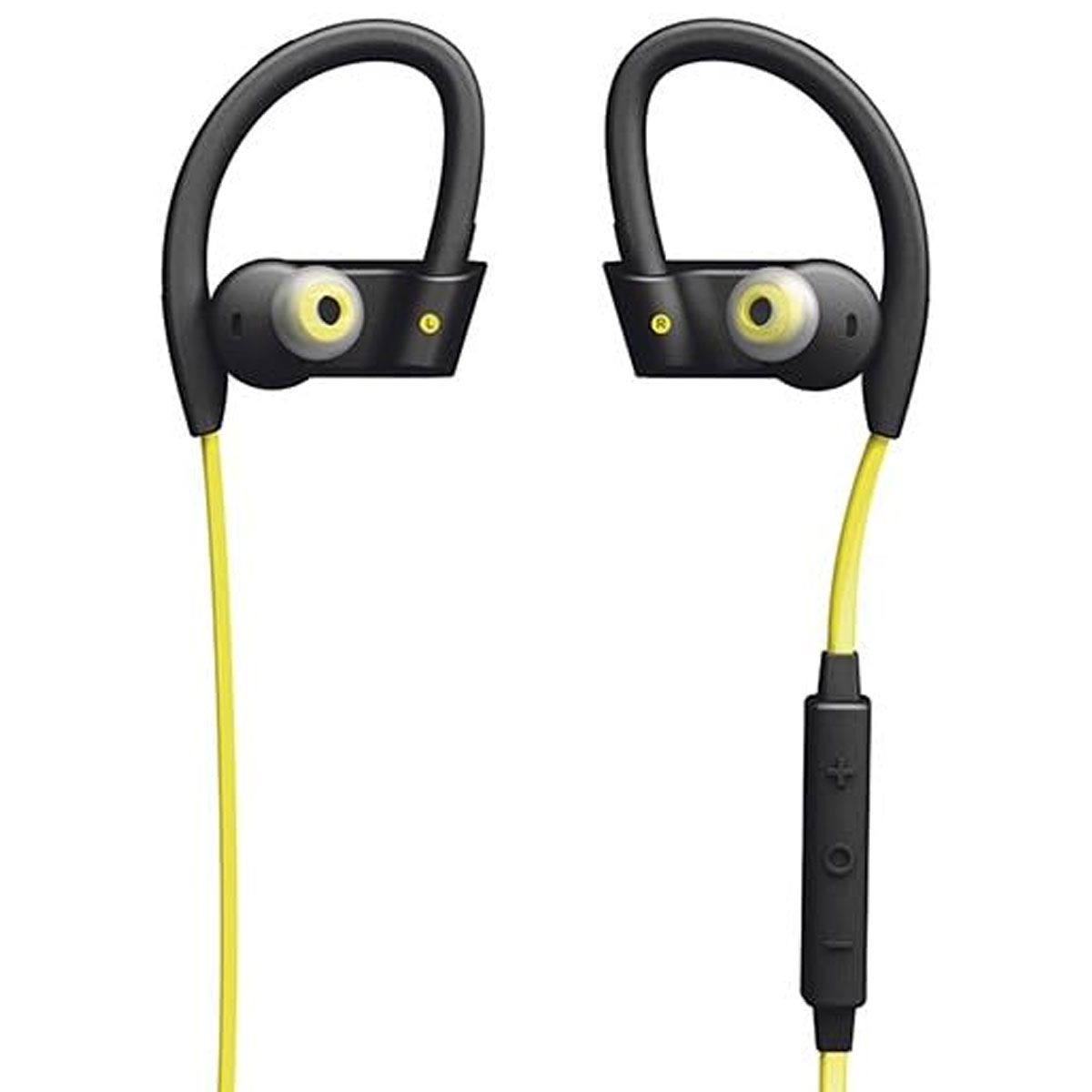Jabra Sport Pace Wireless Bluetooth Earbuds with Microphone - Black and Yellow Cell Phone - Headsets Jabra - Simple Cell Bulk Wholesale Pricing - USA Seller