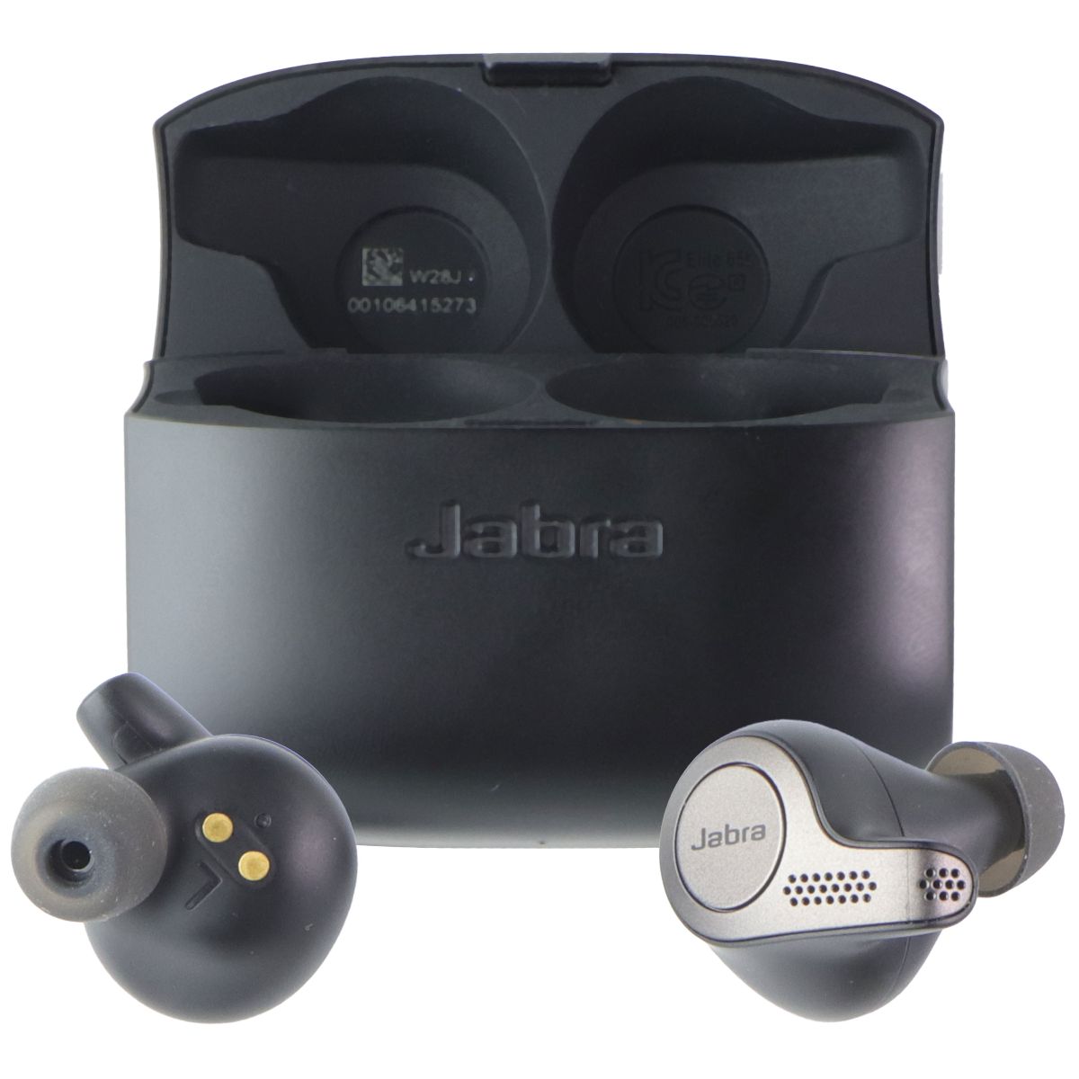 Jabra Elite 65t Wireless Earbuds w/ Charging Case – Titanium Black Portable Audio - Headphones Jabra - Simple Cell Bulk Wholesale Pricing - USA Seller