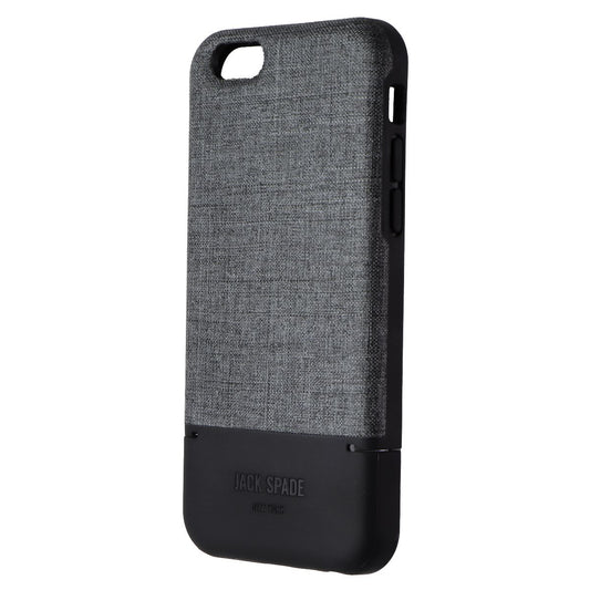 Jack Spade Color-Block Hybrid Case for iPhone 6 / 6s - Gray / Black Cell Phone - Cases, Covers & Skins Jack Spade - Simple Cell Bulk Wholesale Pricing - USA Seller