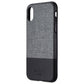 Jack Spade Color-Block Series Hybrid Case for iPhone X - Gray Fabric/Black Cell Phone - Cases, Covers & Skins Jack Spade - Simple Cell Bulk Wholesale Pricing - USA Seller