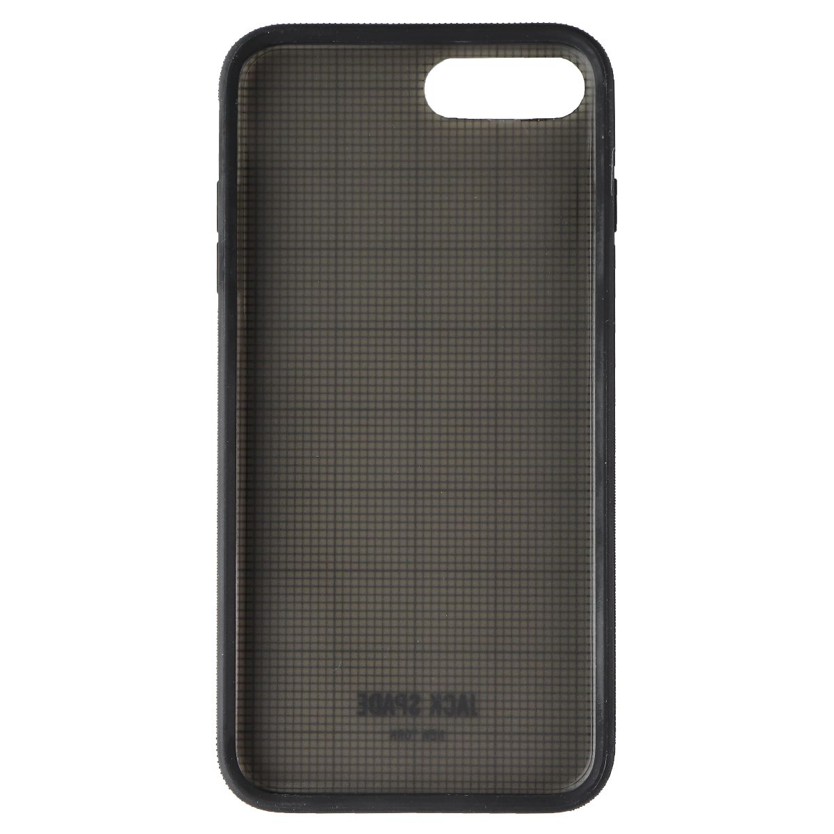 Jack Spade Printed Clear Case for iPhone 8 Plus / 7 Plus - Graphic Check Gray Cell Phone - Cases, Covers & Skins Jack Spade - Simple Cell Bulk Wholesale Pricing - USA Seller