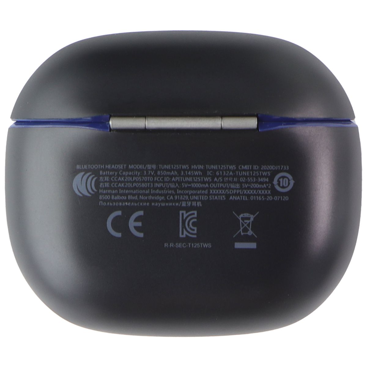 JBL Tune 125TWS True Wireless Bluetooth Headphones - Blue (JBLT125TWSBLUAM) Portable Audio - Headphones JBL - Simple Cell Bulk Wholesale Pricing - USA Seller