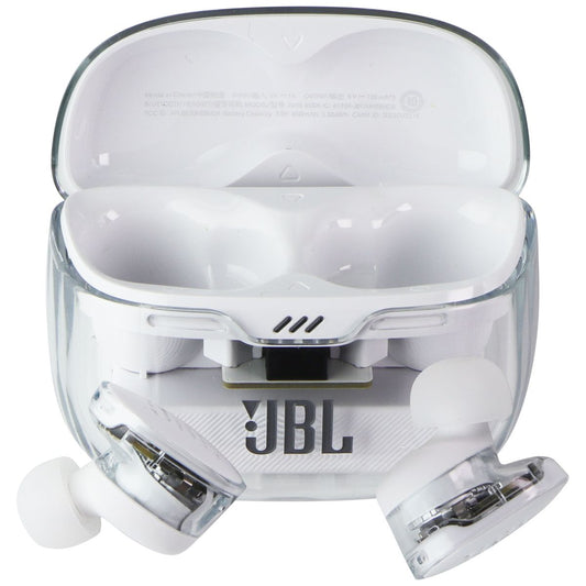 JBL Tune Buds Noise Cancelling Wireless Earbuds - Ghost Edition White (Clear) Portable Audio - Headphones JBL - Simple Cell Bulk Wholesale Pricing - USA Seller