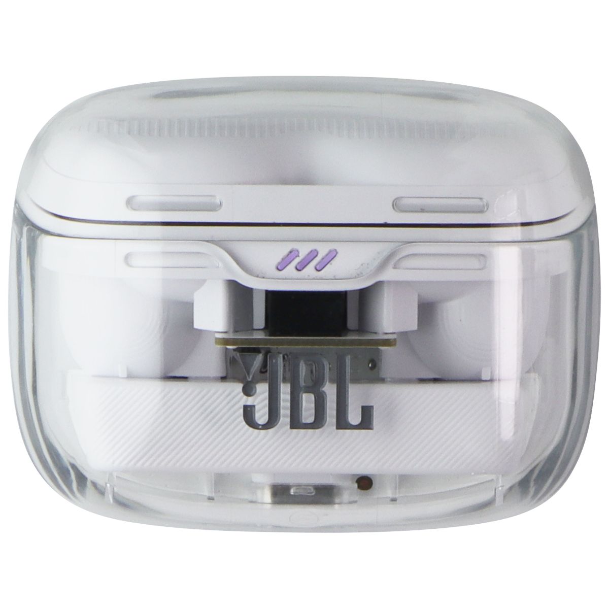 Replacement Charging Case for JBL Tune Buds - Ghost Edition White - CASE ONLY Portable Audio & Headphones - Replacement Parts & Tools JBL - Simple Cell Bulk Wholesale Pricing - USA Seller
