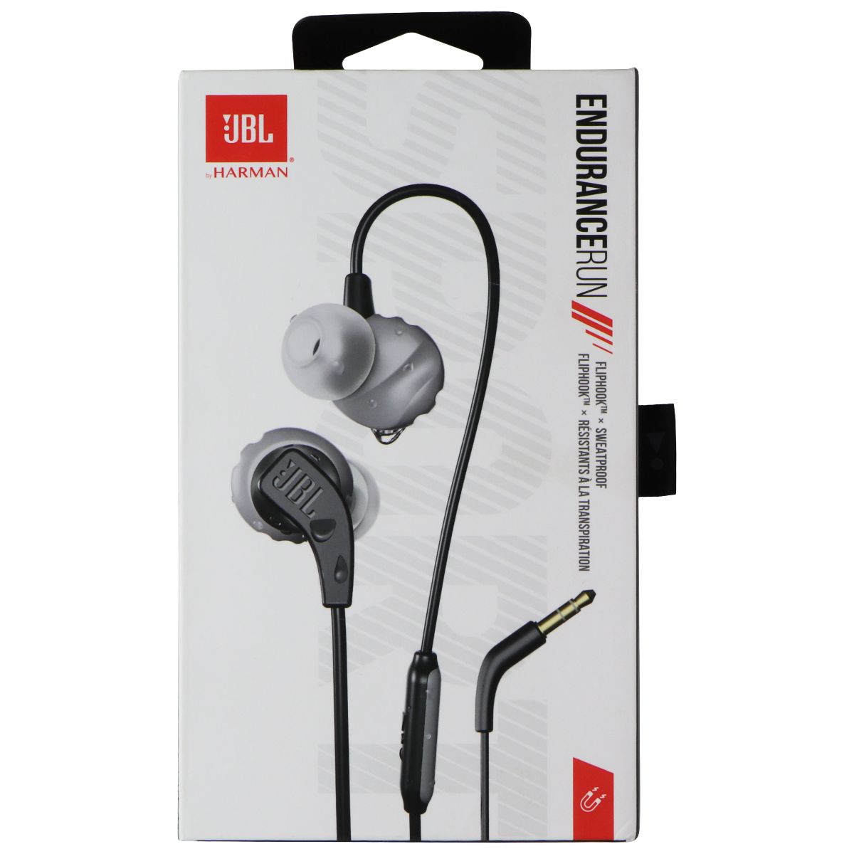 JBL Endurance RUN - Wired Sport In-Ear Headphones - Black Portable Audio - Headphones JBL - Simple Cell Bulk Wholesale Pricing - USA Seller