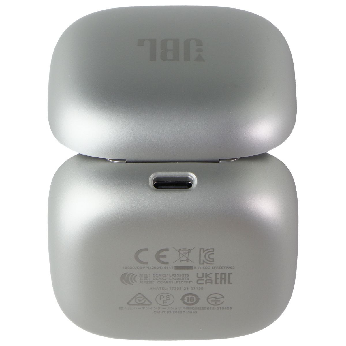 JBL Replacement Charging Case JBL Live Free 2 TWS NC Bluetooth Earbuds - Silver Portable Audio & Headphones - Replacement Parts & Tools JBL - Simple Cell Bulk Wholesale Pricing - USA Seller