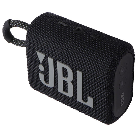 JBL Go 3 Portable Waterproof Speaker with Bluetooth - Black Cell Phone - Audio Docks & Speakers JBL - Simple Cell Bulk Wholesale Pricing - USA Seller