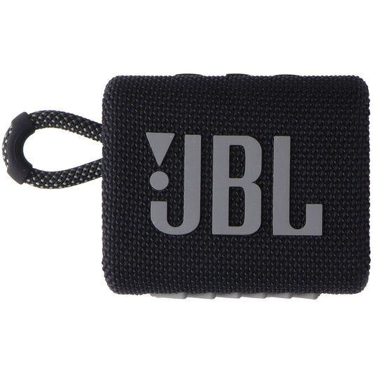 JBL Go 3 Portable Waterproof Speaker with Bluetooth - Black Cell Phone - Audio Docks & Speakers JBL - Simple Cell Bulk Wholesale Pricing - USA Seller