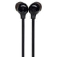 JBL Tune 125BT In-Ear Headphones with 3-Button Mic/Remote & Flat Cable - Black Portable Audio - Headphones JBL - Simple Cell Bulk Wholesale Pricing - USA Seller