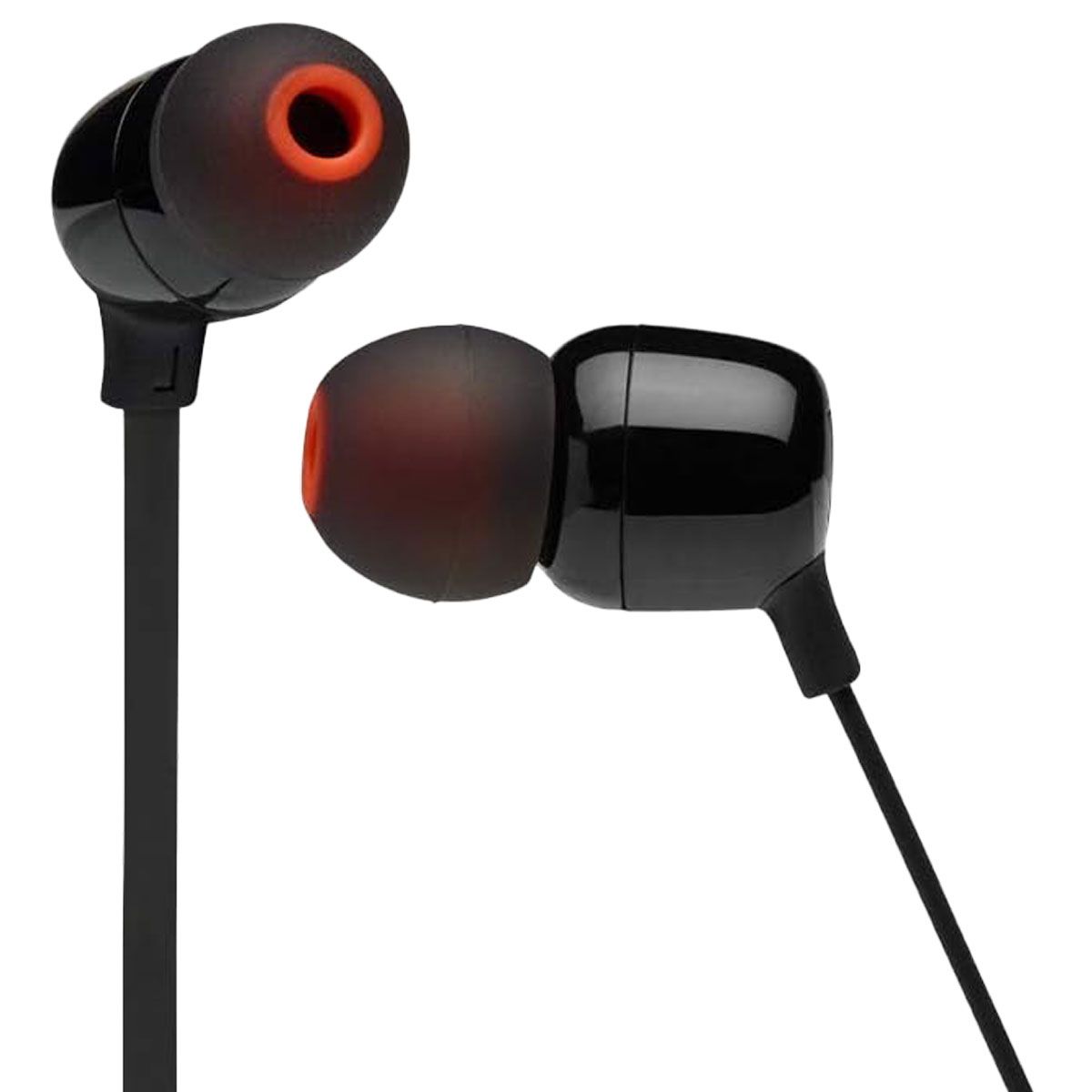 JBL Tune 125BT In-Ear Headphones with 3-Button Mic/Remote & Flat Cable - Black Portable Audio - Headphones JBL - Simple Cell Bulk Wholesale Pricing - USA Seller