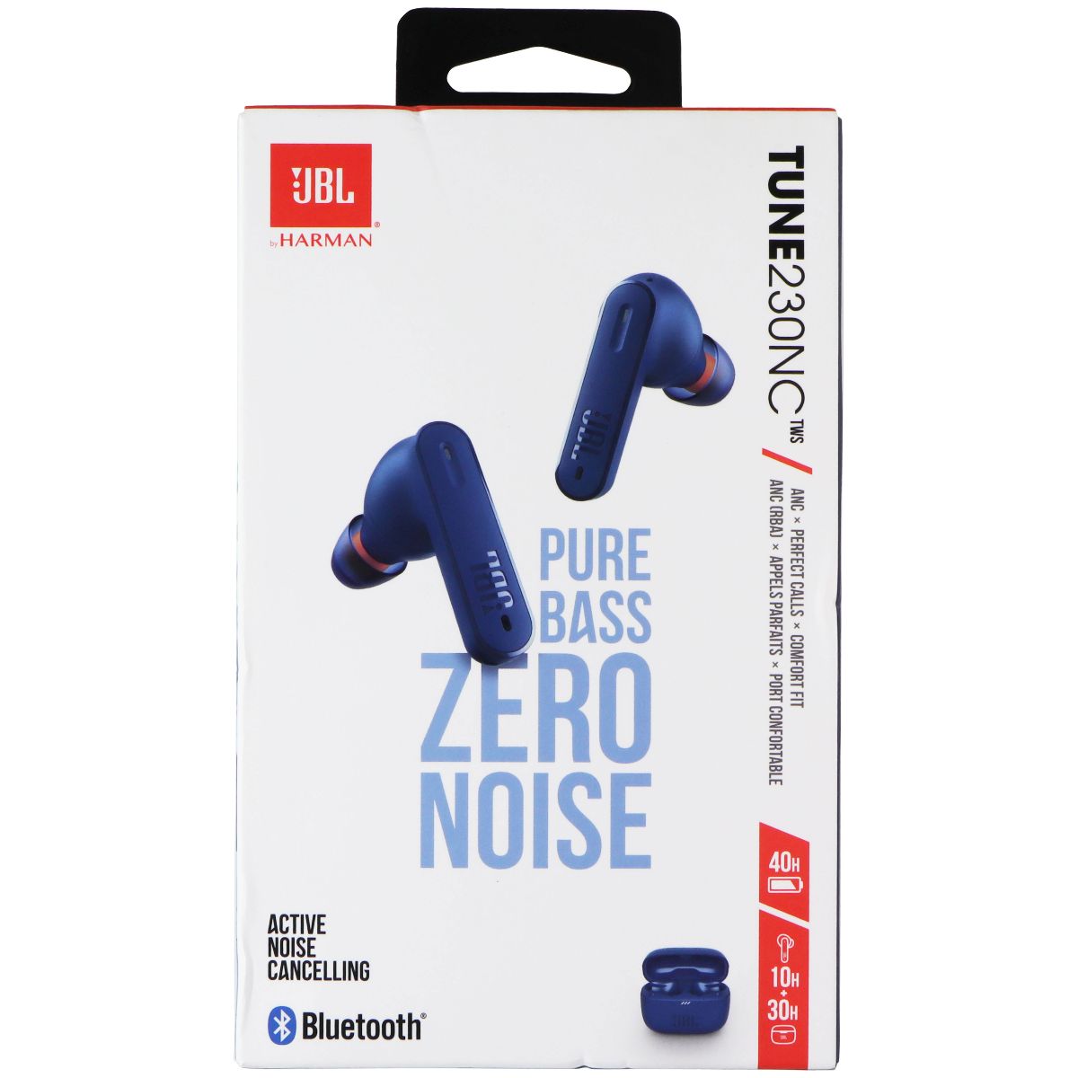 JBL Tune 230NC TWS True Wireless in-Ear Noise Cancelling Headphones - Blue Portable Audio - Headphones JBL - Simple Cell Bulk Wholesale Pricing - USA Seller