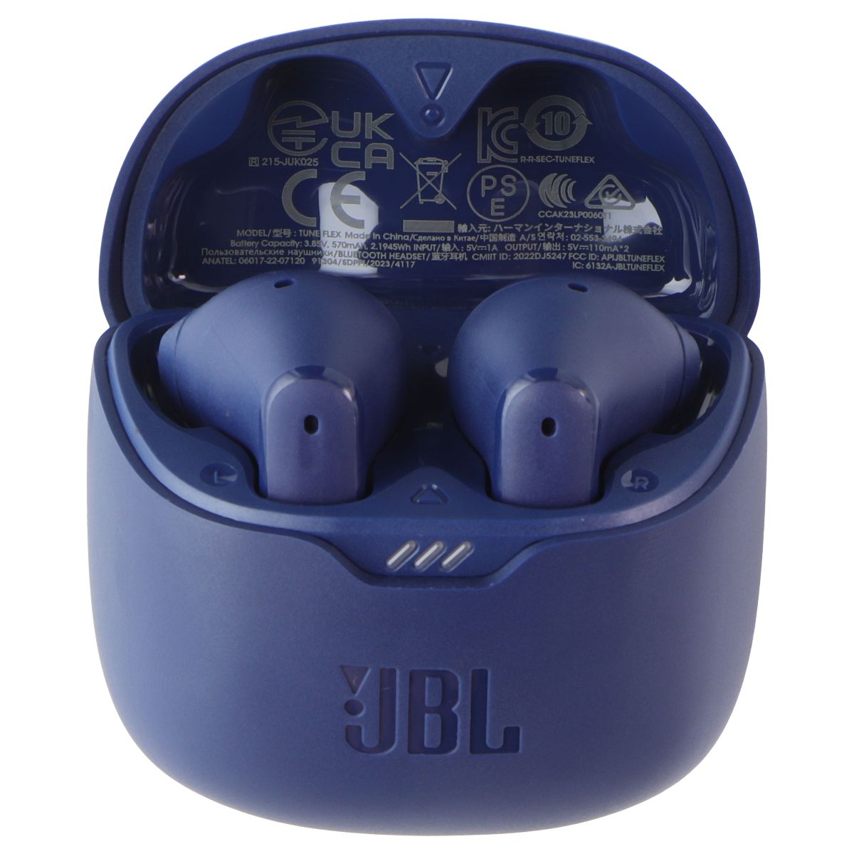 JBL Tune Flex - True Wireless Noise Cancelling Earbuds and Charge Case - Blue Portable Audio - Headphones JBL - Simple Cell Bulk Wholesale Pricing - USA Seller