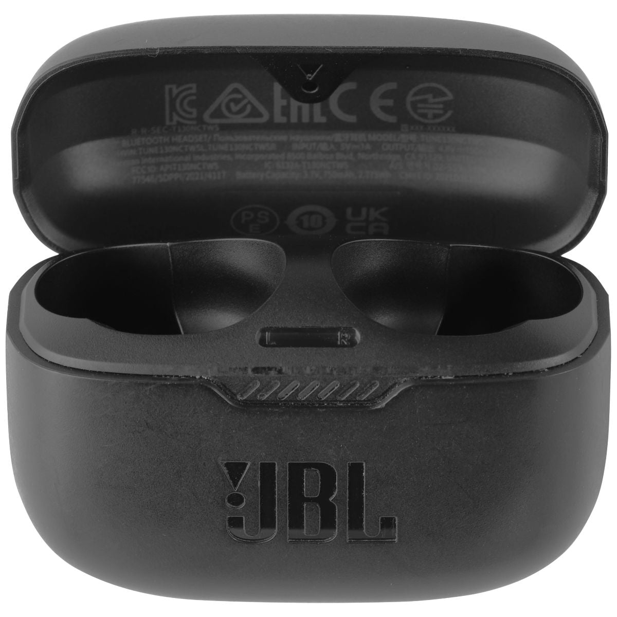 JBL Replacement Charging Case for JBL Tune130NC True Wireless Earphones - Black Portable Audio & Headphones - Replacement Parts & Tools JBL - Simple Cell Bulk Wholesale Pricing - USA Seller