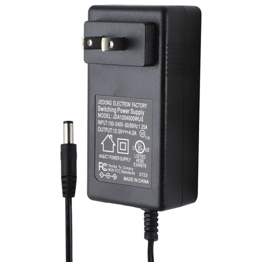 Jiedong Electron Factory AC Adapter (12V/4A) (JDA1204000WUS) - Black Multipurpose Batteries & Power - Multipurpose AC to DC Adapters Jiedong Electron Factory - Simple Cell Bulk Wholesale Pricing - USA Seller