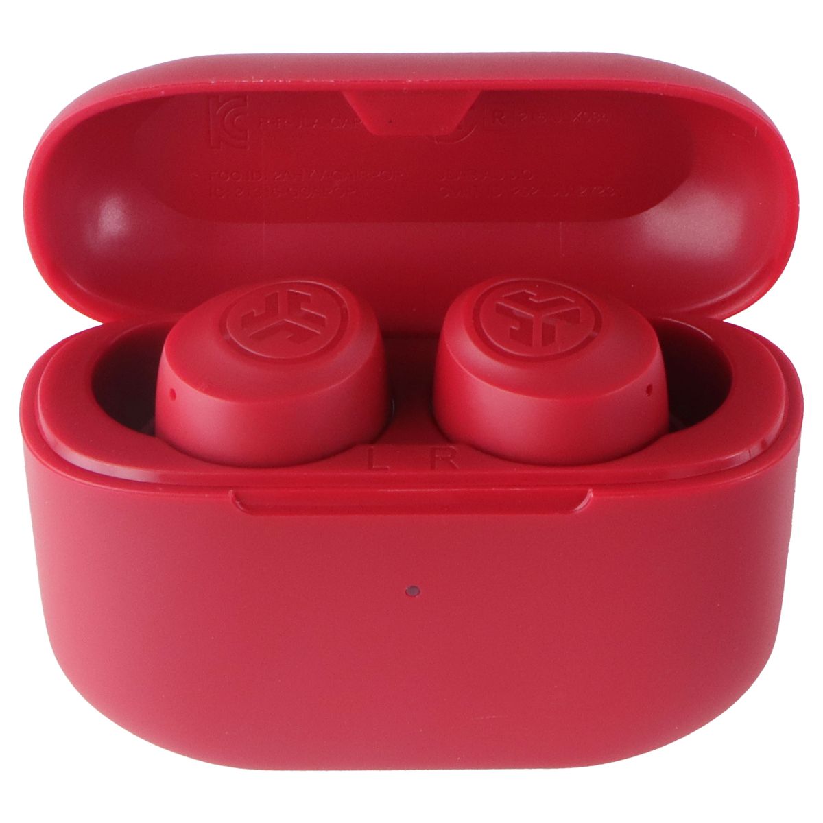 JLab Go Air Pop True Wireless Earbud Headphones with Charging Case - Rose Red Portable Audio - Headphones JLAB - Simple Cell Bulk Wholesale Pricing - USA Seller