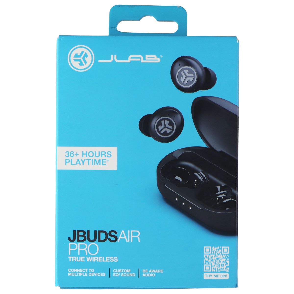 JLab JBuds Air Pro True Wireless Headphones with Charging Case - Black Portable Audio - Headphones JLAB - Simple Cell Bulk Wholesale Pricing - USA Seller