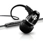 JLab Audio Wired Metal Earbuds with Microphone and Controls - Black Portable Audio - Headphones JLAB - Simple Cell Bulk Wholesale Pricing - USA Seller