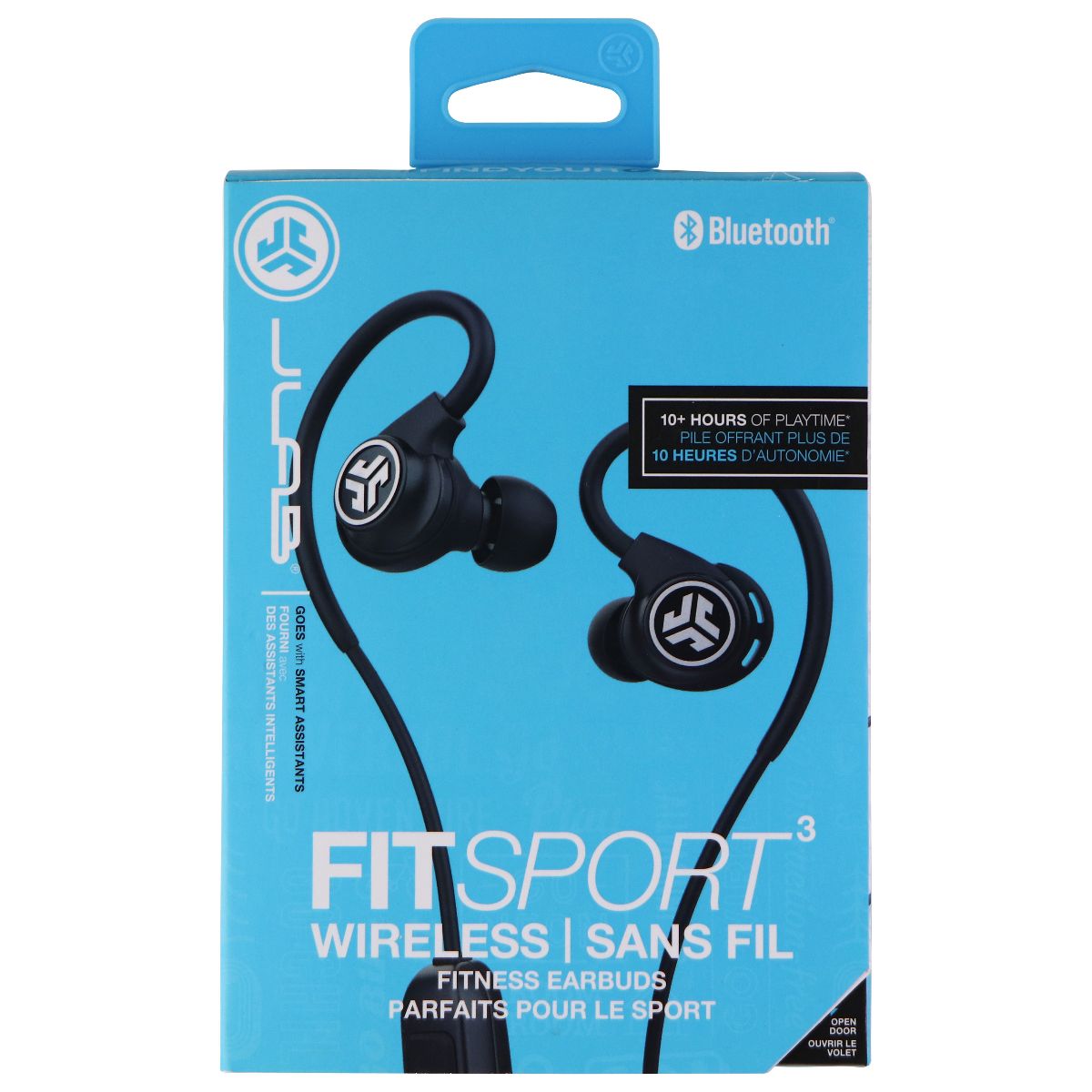 Jlab Fit Sport 3 Wireless Bluetooth Fitness Gym Earbuds - Black Portable Audio - Headphones JLAB - Simple Cell Bulk Wholesale Pricing - USA Seller