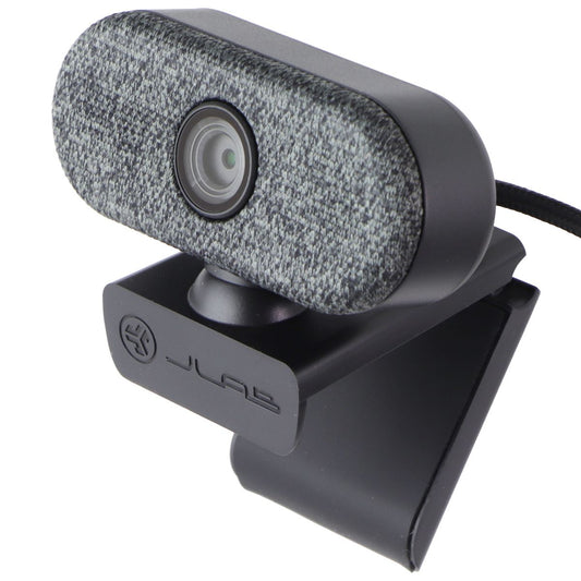 JLAB Go Cam (1080 HD) Wired USB-A Clip-On Webcam for PC/MAC/Chromebook - Black Computer Accessories - Webcams JLAB - Simple Cell Bulk Wholesale Pricing - USA Seller