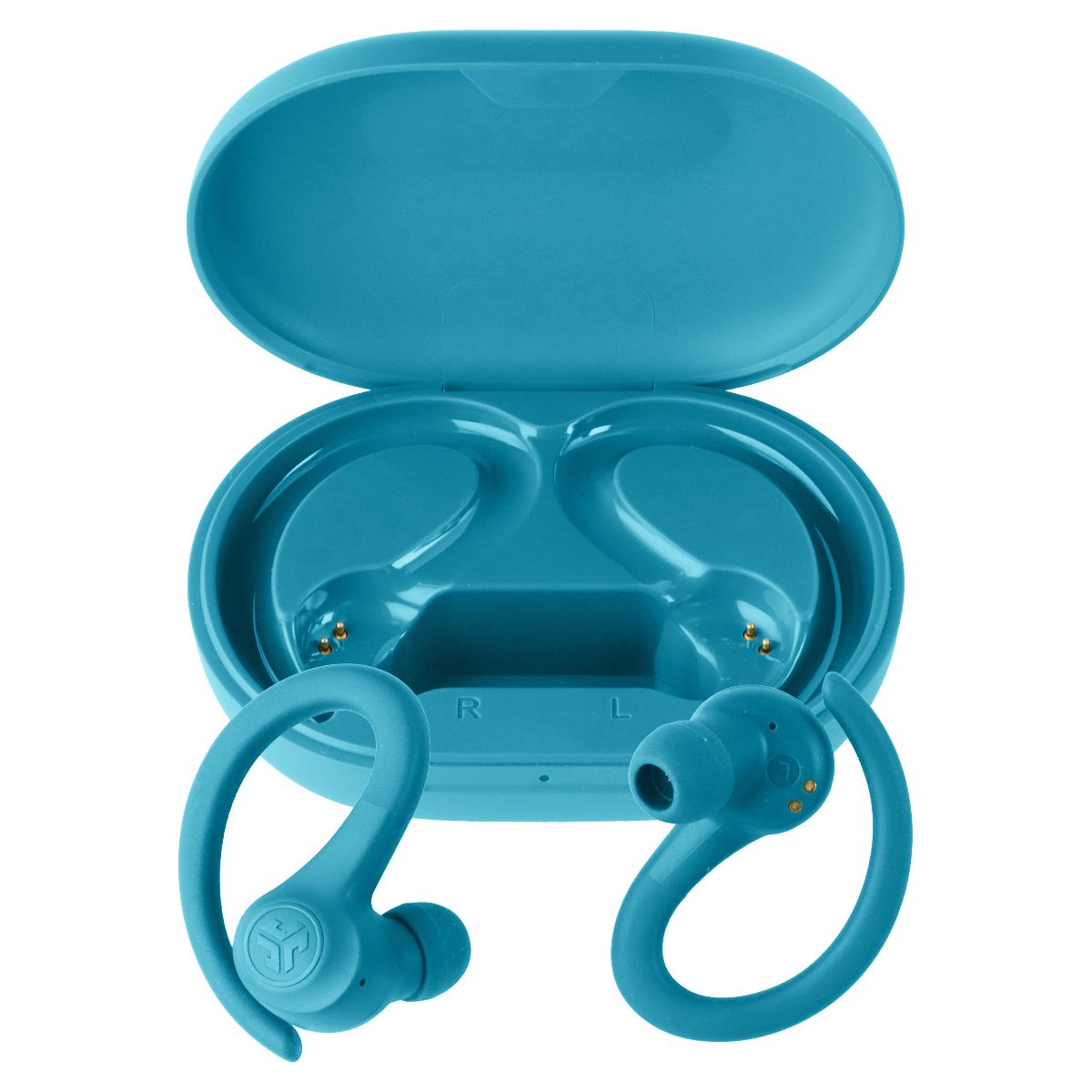 JLab Go Air Sport Wireless Workout Earbuds + Charging Case - Teal Portable Audio - Headphones JLAB - Simple Cell Bulk Wholesale Pricing - USA Seller